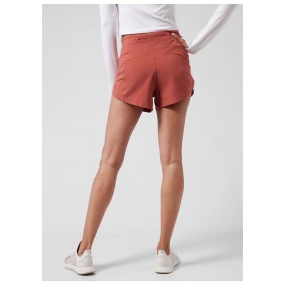 Athleta Women’s Sz XL Peach Run With It 3.5” Lightweight Athletic Shorts - Picture 2 of 12